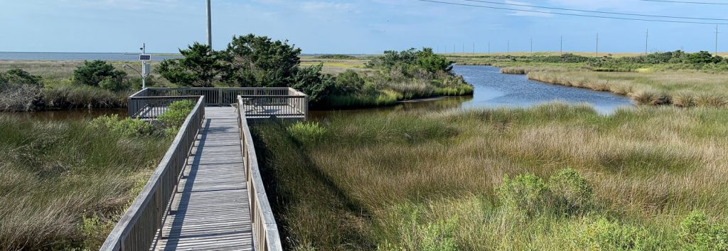ALERT2 (via cellular) water level and weather monitoring station at Fessenden Center, in Buxton, North Carolina (Outer Banks)
