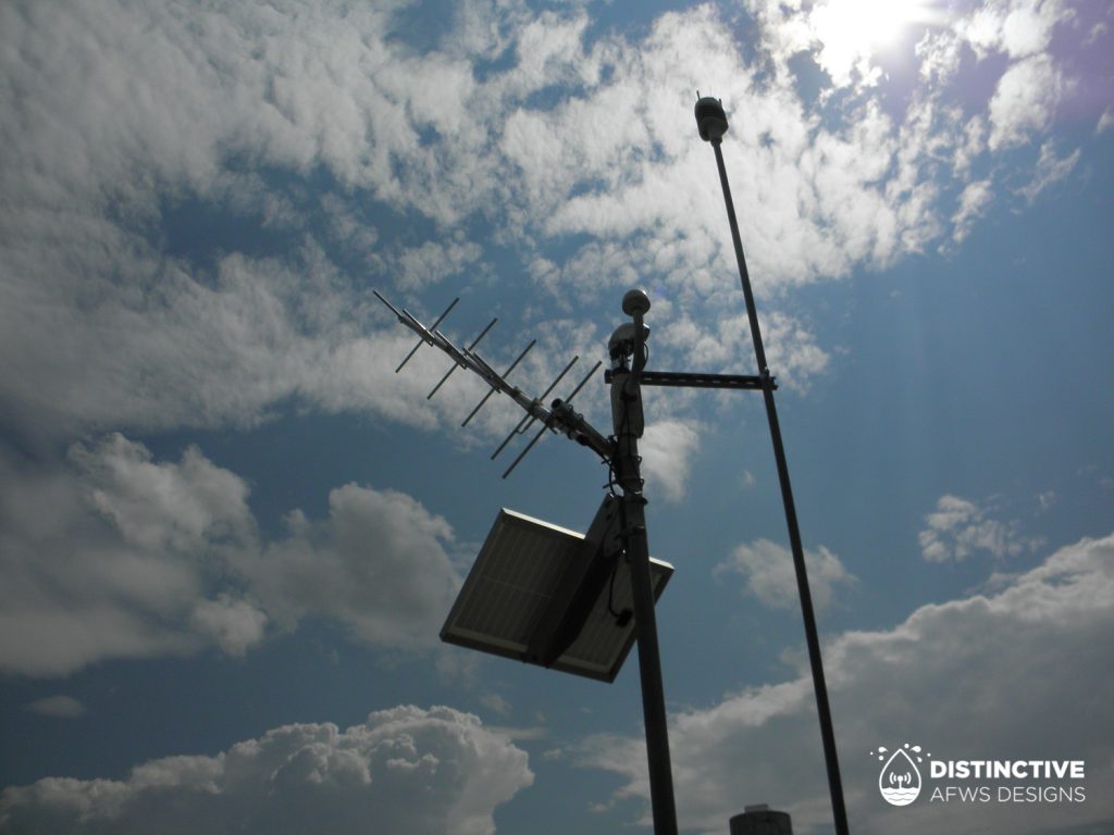 Installed GOES water and weather station at Cedar Island Ferry Terminal, in North Carolina