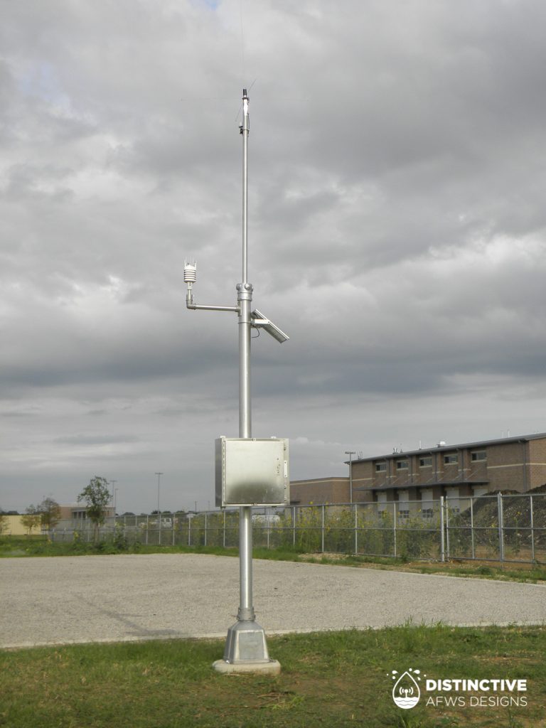 First of 20 installed ALERT2 weather monitoring stations for the City of Fort Worth, Texas