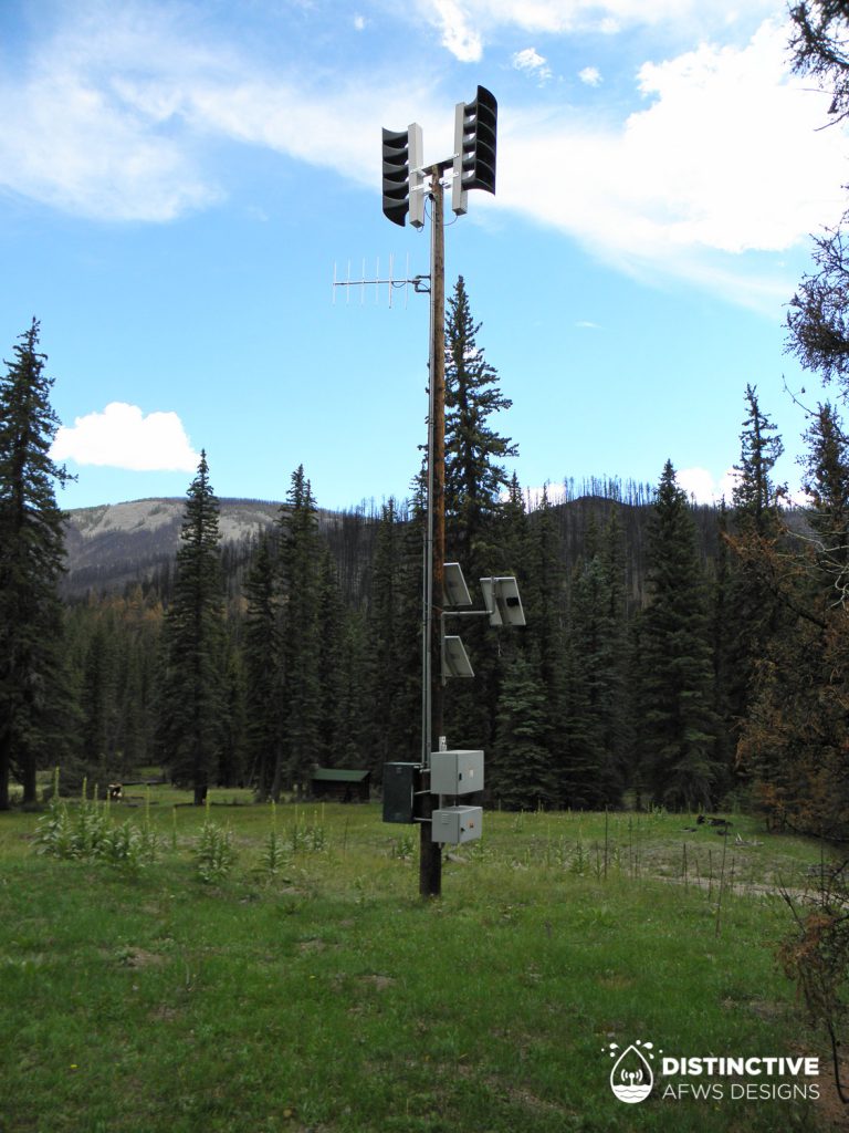 Maintenance/service to a public warning siren in Santa Clara Canyon, near Santa Clara Pueblo, New Mexico
